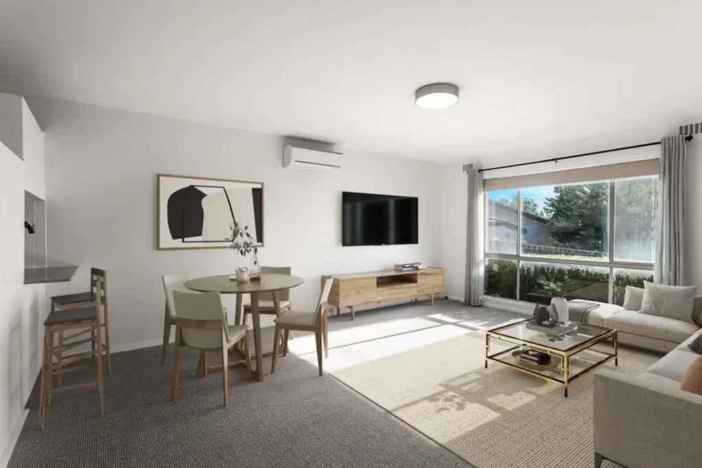 Unfurnished unit in prime location