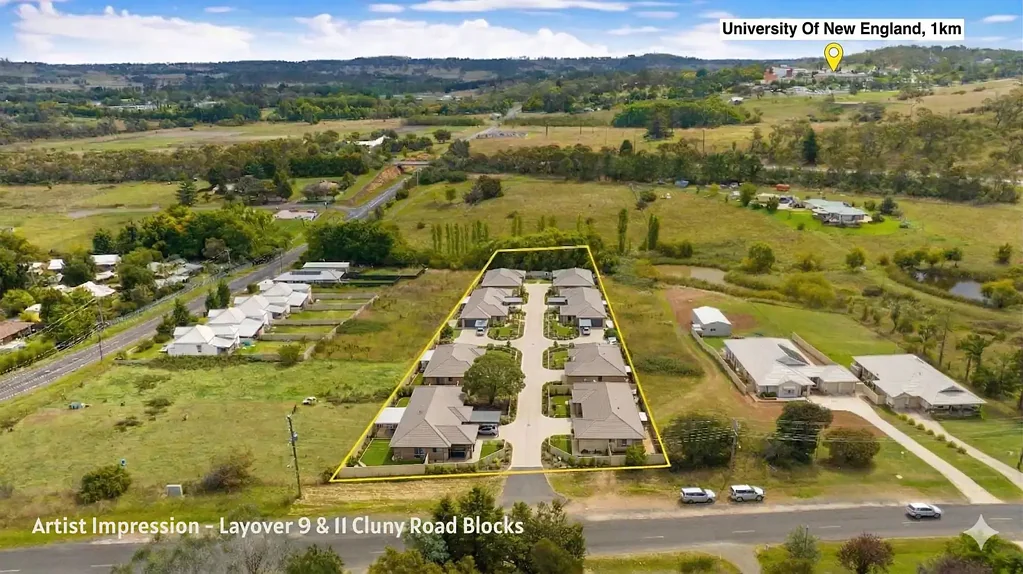 Armidale  Positioned only 1km from UNE