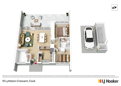 10 Lyttleton Crescent, Cook, ACT 2614, 2 Schlafzimmer, 1 Badezimmer, Townhouse