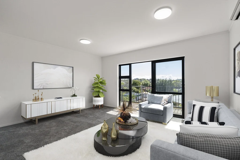 Modern unit in great location.