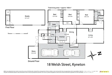 18 Welsh Street, Kyneton, VIC 3444, 3 રૂમ, 2 બાથરૂમ, House