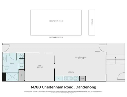 14/80 Cheltenham Road, Dandenong, VIC 3175, 1 ਕਮਰੇ, 1 ਬਾਥਰੂਮ, Apartment
