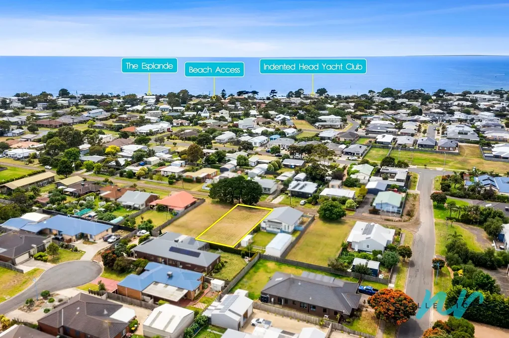 Indented Head  Rare Vacant Land in Highly Sought After Position