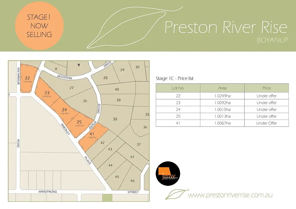 Boyanup NEW STAGE 1C RELEASE - UNDER OFFER