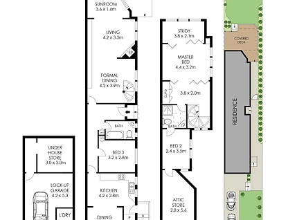 21 & 21A Everview Avenue, Mosman, Lower North Shore, 4 phòng ngủ, 2 phòng tắm, House