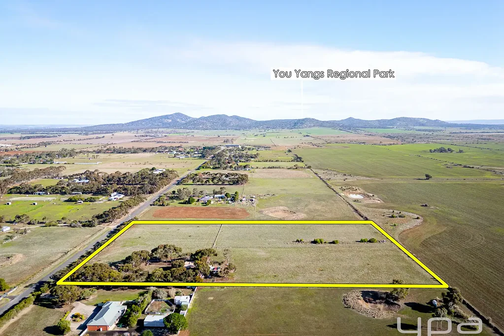 Little River ENDLESS POTENTIAL ON 10 PRISTINE ACRES IN LITTLE RIVER – SHEDS, SERVICES & YOU YANGS VIEWS