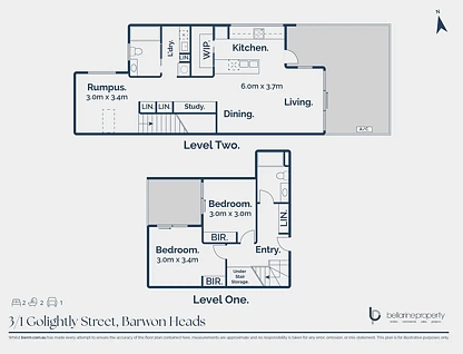 3/1 Golightly Street, Barwon Heads, Geelong, 2 ห้องนอน, 2 ห้องน้ำ, Apartment