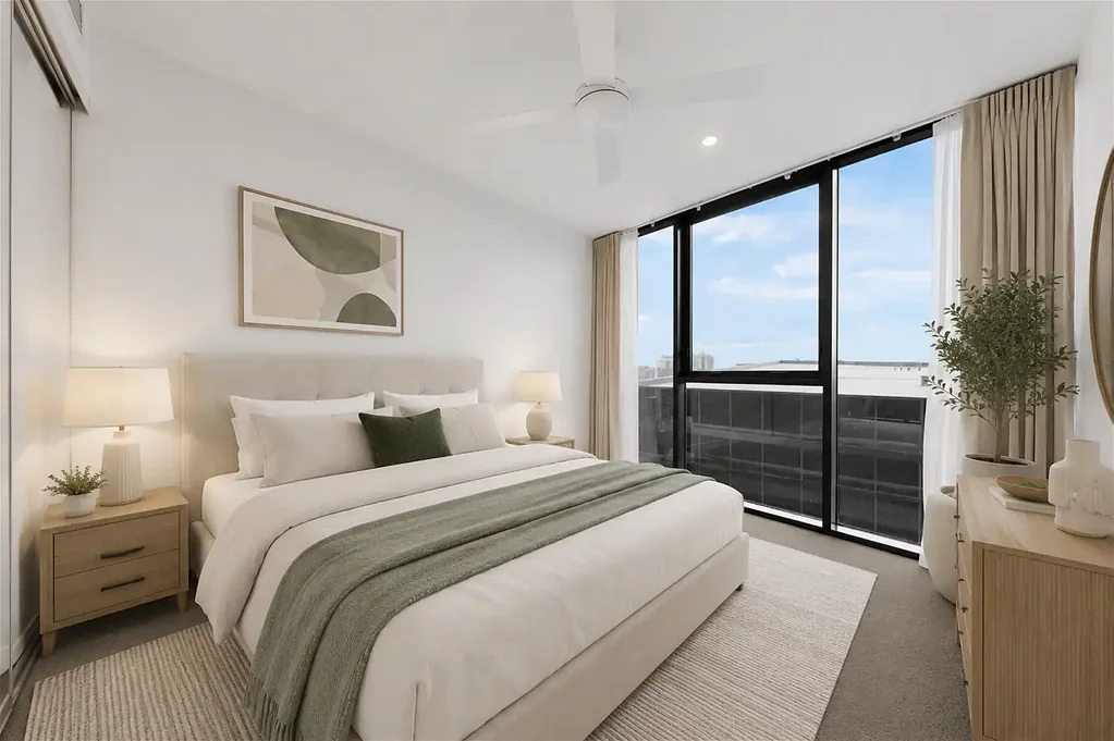 Stylish 1-Bedroom Apartment + Study in Prestigious Brisbane One