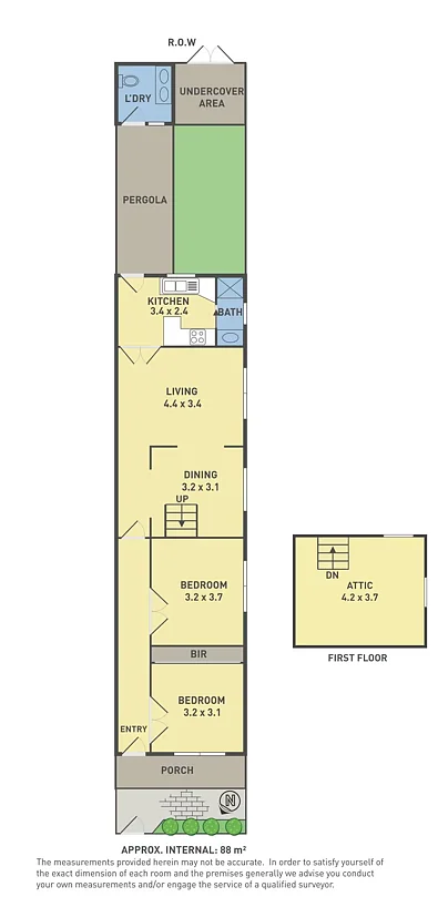 Plano ng Bahay - 10 Harker Street, North Melbourne, VIC 3051