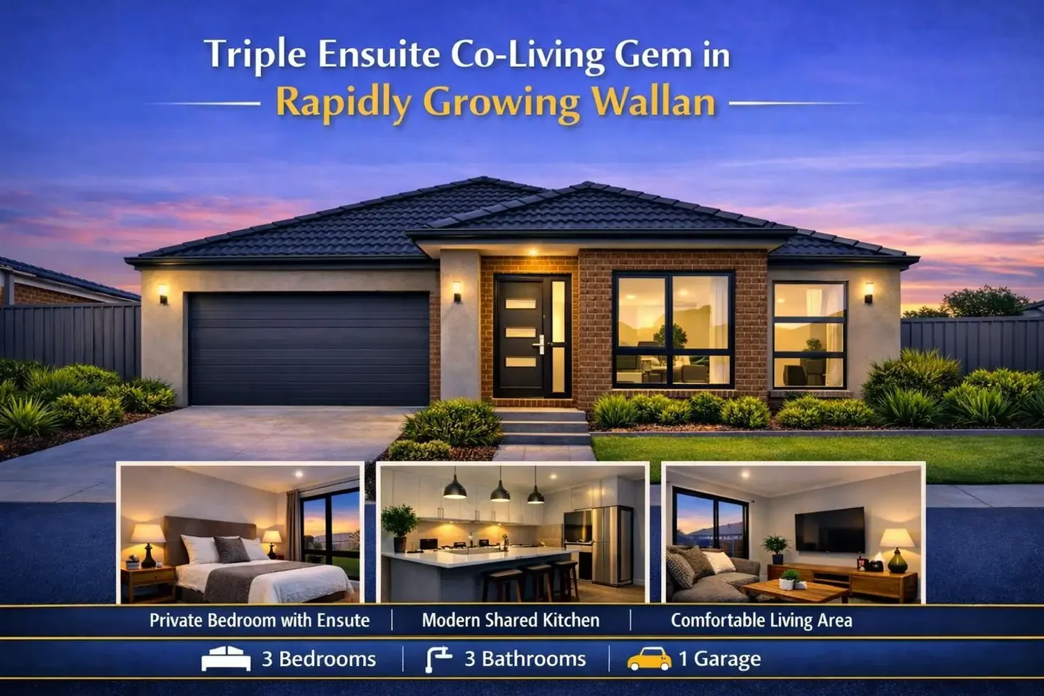 Address Withheld, Wallan, VIC 3756, 3 habitaciones, 3 baños, House