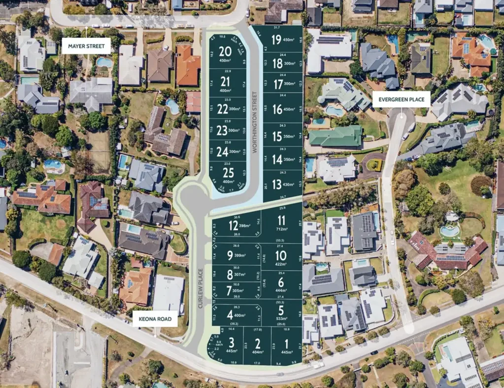 Mcdowall 445sqm平坦转角地 邻McDowall State School 交通购物便利 成熟绿树社区 Only 1 Registered Land Lot Available  - Ready to Build - Your Exclusive Premium Hilltop Address