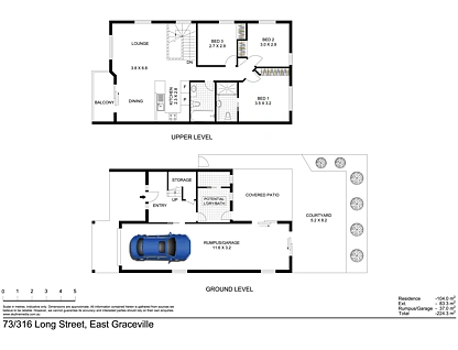 73/316 Long Street East, Graceville, Brisbane Western Region, 3 Kuwarto, 2 Banyo, Townhouse