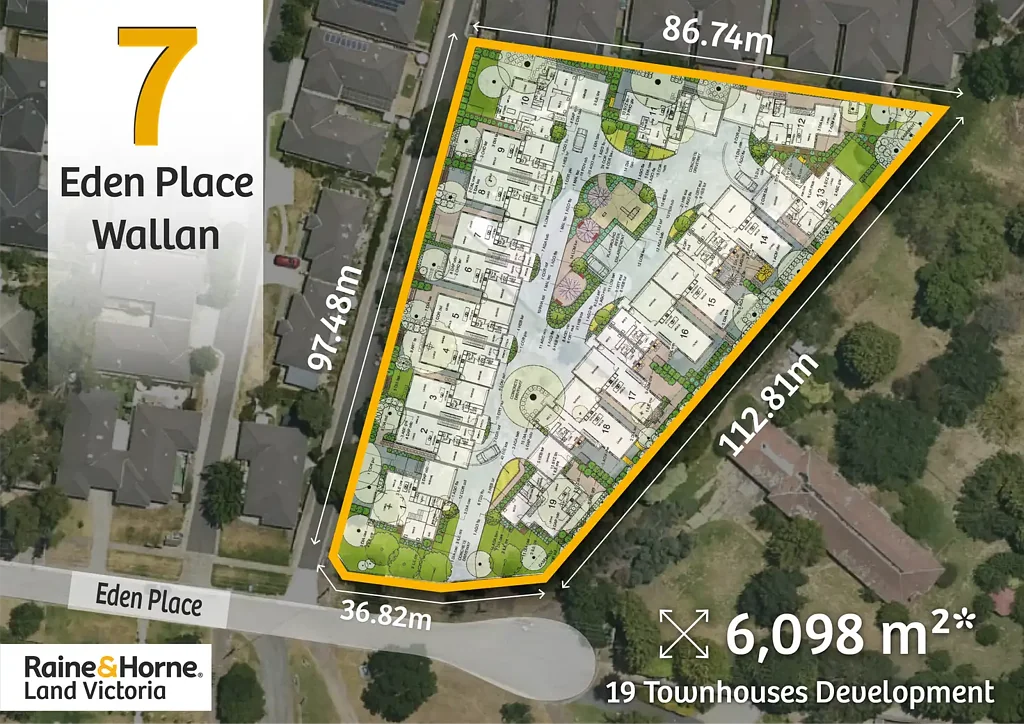 Wallan 5બેડરૂમ 19 TOWNHOUSES DEVELOPMENT SITE IN WELL-ESTABLISHED RESIDENTIAL AREA OF WALLAN!