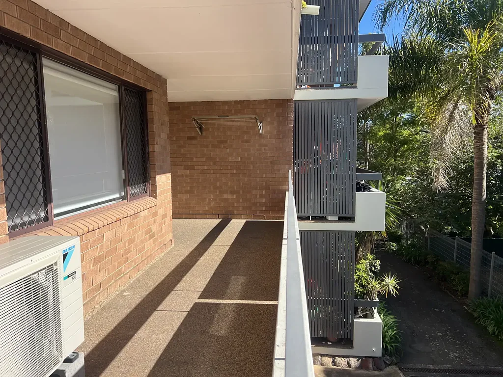 North Facing Balcony