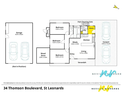 34 Thomson Boulevard, St Leonards, VIC 3223, 3 slaapkamers, 1 badkamers, House