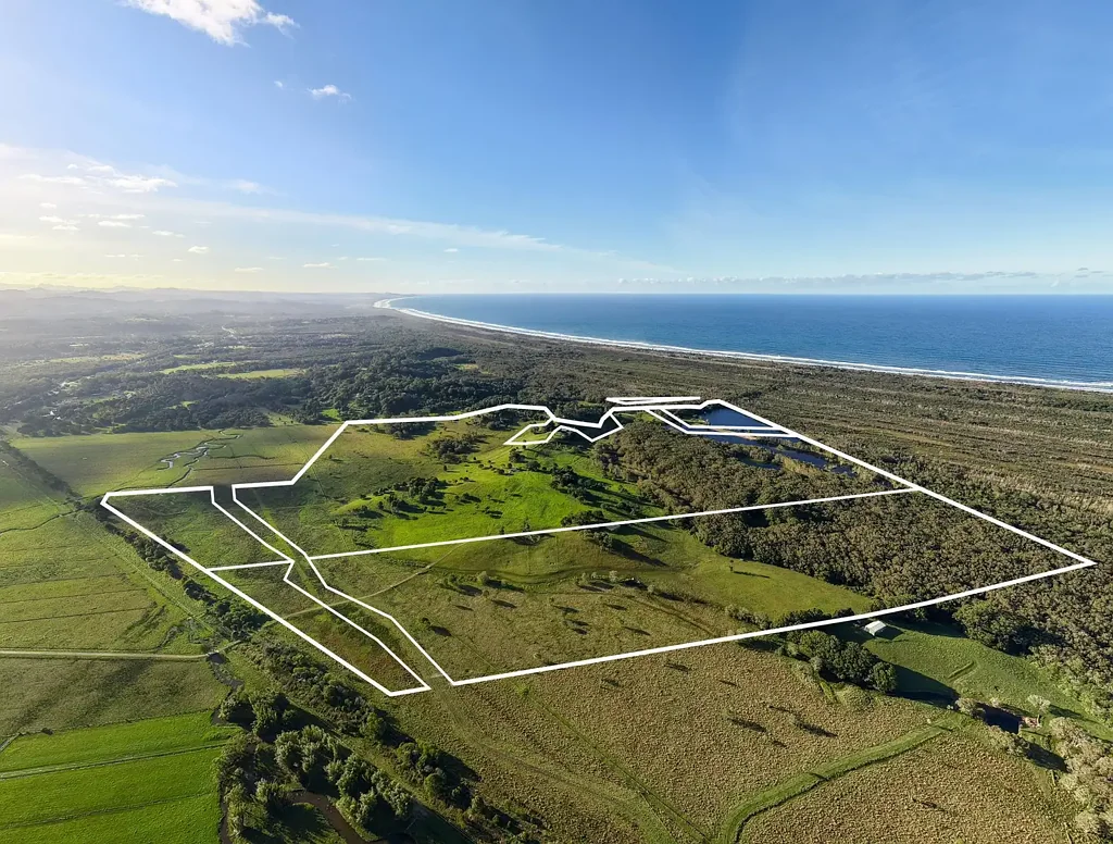 Tyagarah Rare 238-Acre Beachside Landholding with Approved Tourism or Hospitality Epicentre, Ocean Views, Lakes and Extraordinary Subdivision Potential