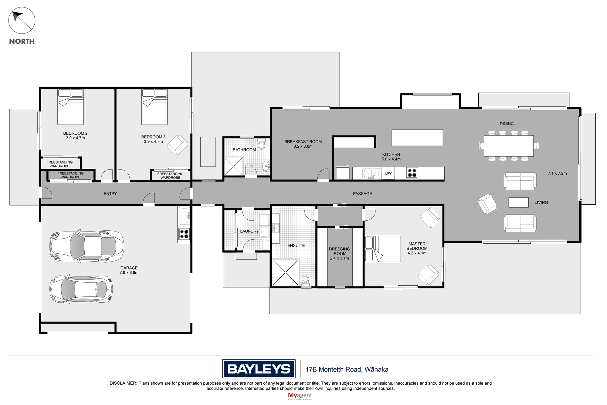 17B Monteith Road, Albert Town, Wanaka, 3 Bedrooms, 2 Bathrooms, House