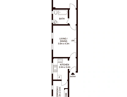 11/167 Victoria Road, Bellevue Hill, Eastern Suburbs, 2 Kuwarto, 1 Banyo, Apartment
