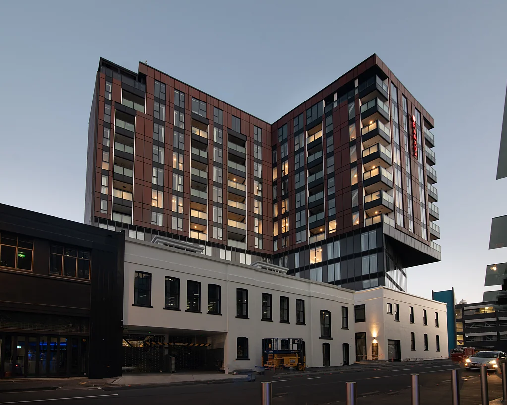 Auckland Central Street corner retail