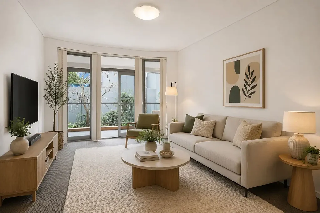 BRIGHT AND AIRY ONE BEDROOM APARTMENT WITH BALCONY