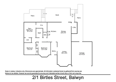 2/1 Birtles Street, Balwyn, VIC 3103, 3 Bedrooms, 2 Bathrooms, Townhouse