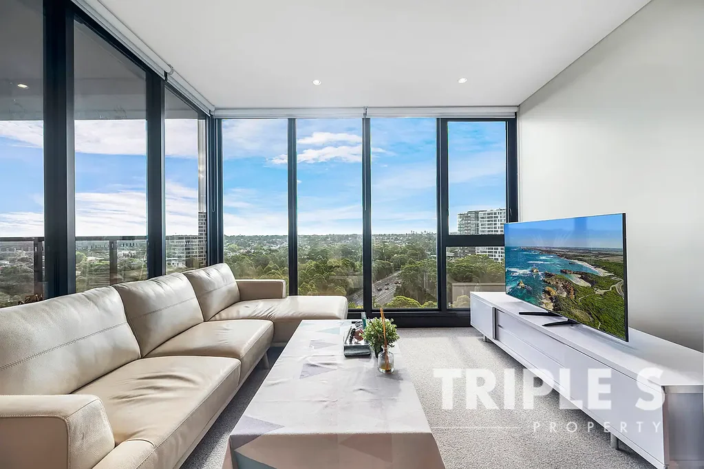 North Ryde 2 Bedroom Remarkable top level 2 bed + study with amazing views