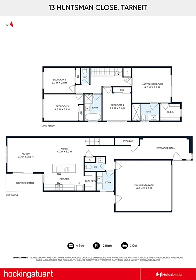 13 Huntsman Close, Tarneit, VIC 3029, 4 Bedrooms, 2 Bathrooms, House