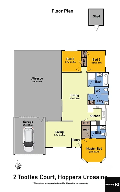 2 Tootles Court, Hoppers Crossing, VIC 3029, 3 Bedrooms, 2 Bathrooms, House