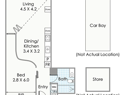 2306/1 Geoffrey Bolton Avenue, Perth, Perth CBD, 1房, 1浴, Apartment