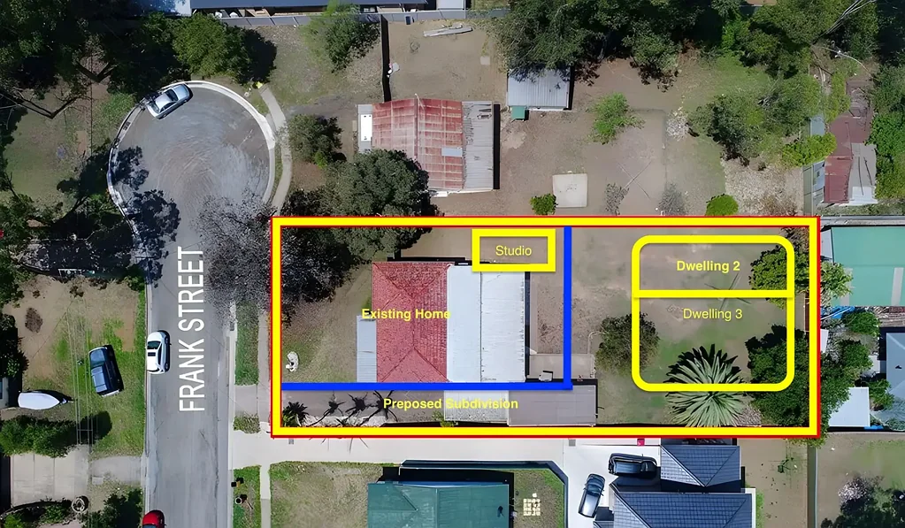 Mount Druitt 3غرفة نوم Quarter-acre block with a wide 20.1m frontage, featuring a subdivision already in motion and expected to be approved within days.