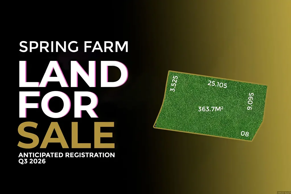 Spring Farm Exclusive Land Opportunity in Spring Farm - Registration anticipated Q3 2026