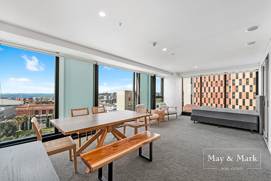 Auckland Central 1બેડરૂમ Enclosed Balcony with Stunning Sea Views