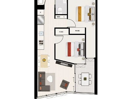 ID:21129665/1033 Ann Street, Newstead, Brisbane - Inner City Region, 2房, 2浴, 公寓