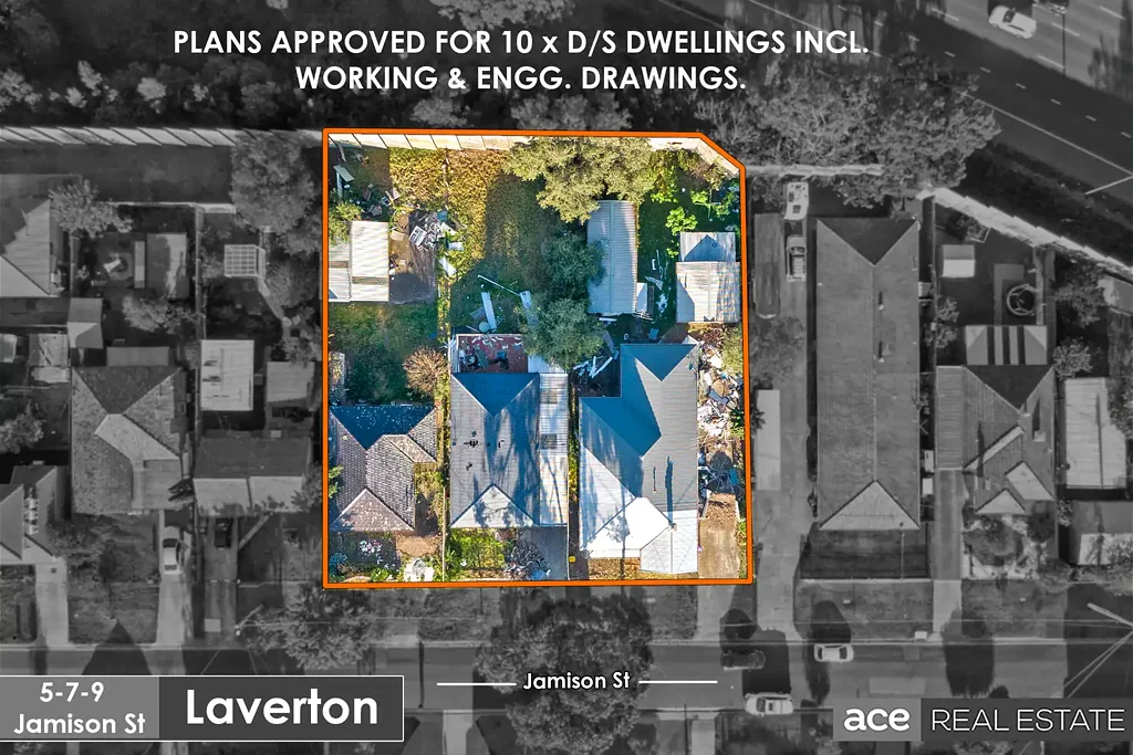 Laverton 9Phòng ngủ Builders, Investors & Developers Delight - Approved for 10 Townhouses!