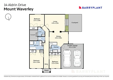 14 Aldrin Drive, Mount Waverley, VIC 3149, 3 Bedrooms, 1 Bathrooms, House