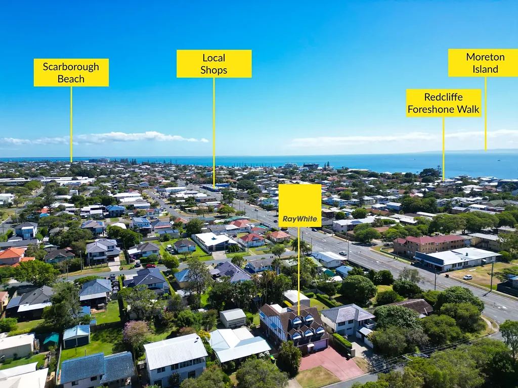Redcliffe 8房 Redcliffe中心 海景400米 英式都铎风格 6间Queen套房 独立卫浴 公共休息室 室内泳池 烧烤餐饮 经理套房 **Position Perfect - Potential Unlimited to grow an established  business.