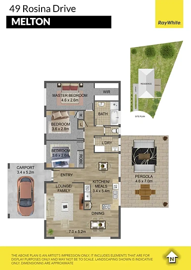 49 Rosina Drive, Melton, VIC 3337, 3房, 1浴, House