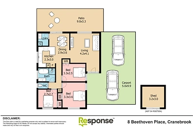 8 Beethoven Place, Cranebrook, NSW 2749, 3 slaapkamers, 1 badkamers, House