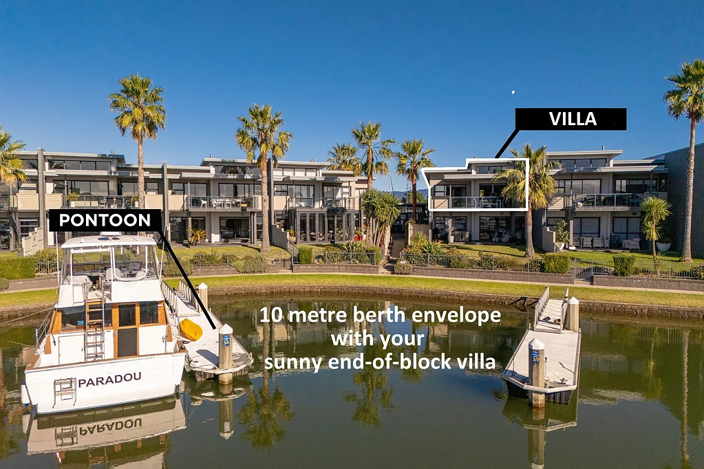 Whitianga 2房  TRADES WELCOME - WATERFRONT WITH 10M BERTH