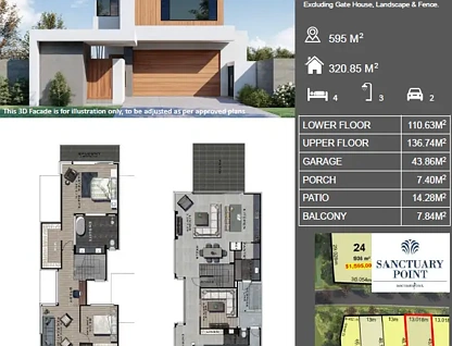 34-43 The Point Circuit, Hope Island, Gold Coast, 4 ਕਮਰੇ, 2 ਬਾਥਰੂਮ, Apartment