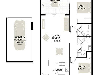 17/19-21 Larkin Street, Camperdown, Inner West, 2 Schlafzimmer, 2 Badezimmer, Apartment
