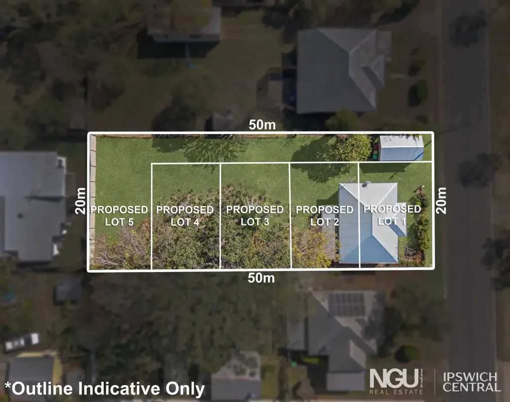 North Booval 2 Bedroom MEDIUM DENSITY GOLD - SPLIT IT, BUILD FIVE TOWNHOUSES, OR RENT IT AND WAIT