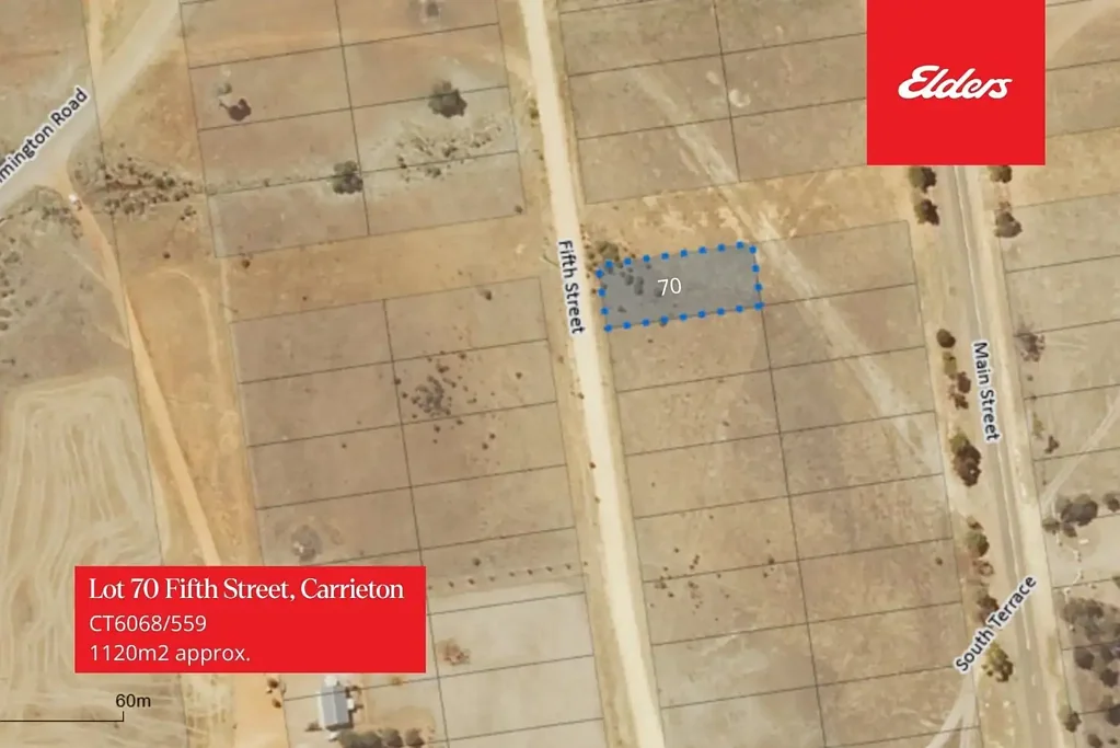 Carrieton CARRIETON VACANT BLOCK FOR AUCTION - LOT 70 Under Section 184 of the Local Government Act 1999