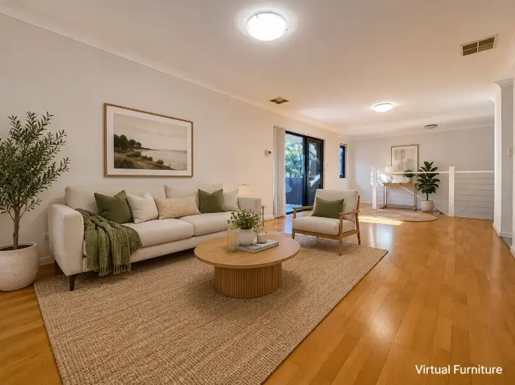 Unique large one bedroom two storey apartment