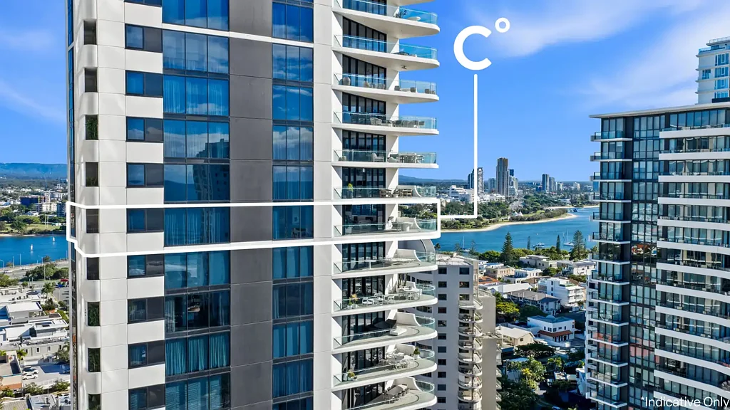 Main Beach 3房  Full-Floor Luxury in "White": Unrivalled Location, Lifestyle and 360° Views
