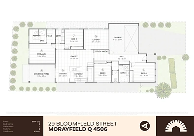29 Bloomfield Street, Morayfield, QLD 4506, 4 Schlafzimmer, 2 Badezimmer, House