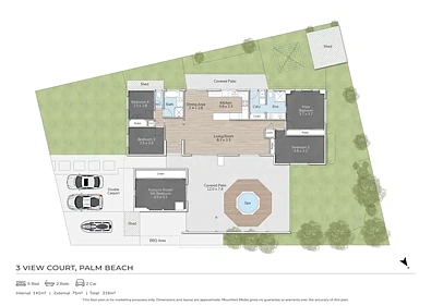 3 View Court, Palm Beach, QLD 4221, 4房, 2浴, House