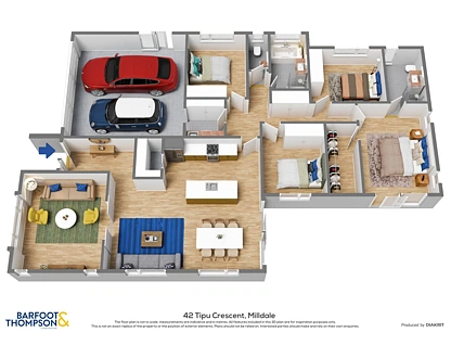 42 Tipu Crescent, Milldale, Rodney, Auckland, 4房, 2浴, 独立屋