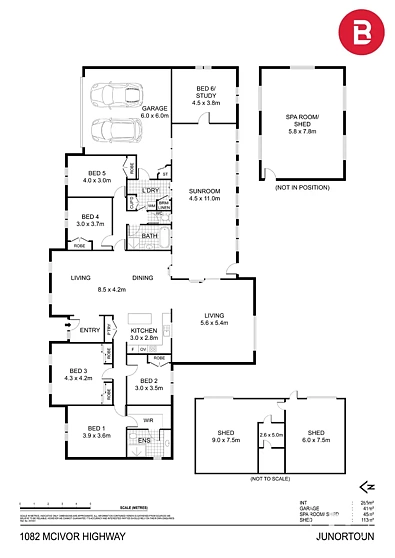 1082 McIvor Highway, Junortoun, VIC 3551, 6 slaapkamers, 2 badkamers, House