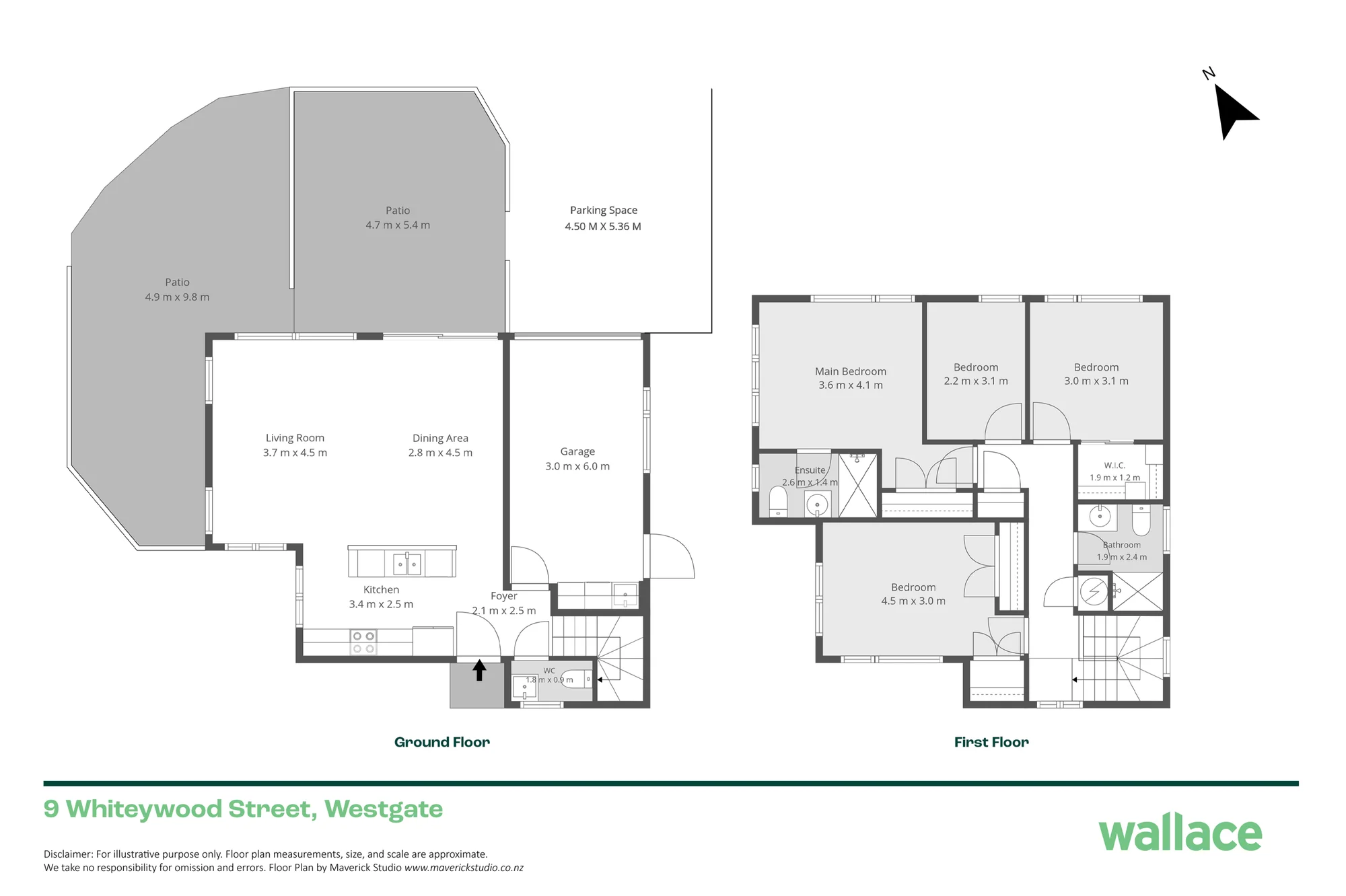 9 Whiteywood Street, Westgate, Waitakere City, Auckland, 4 Bedrooms, 2 Bathrooms, House